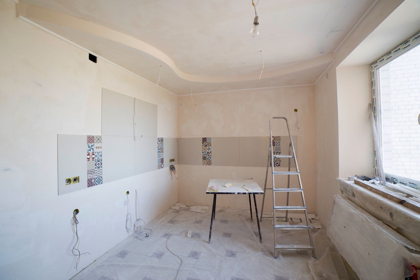 Cuisine en cours de rénovation